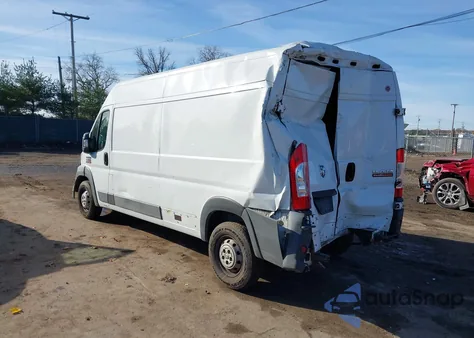 2014 Ram Promaster 2500 High Roof z USA, uszkodzony, nr VIN 3C6TRVDG1EE105790